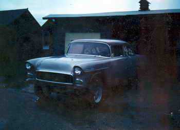 M-37 Dragway - Al Larsens Dads 55 Chevy Dragcar (newer photo)